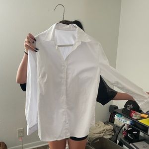 Custom Tom James white button down